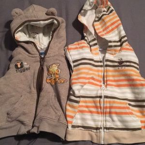 Little boy tigger and phoo jackets